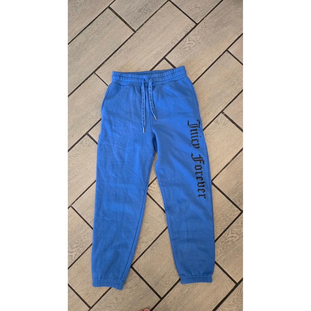 Juicy Couture Forever 21 Blue Juicy Forever Graphic Sweatpants Joggers Medium